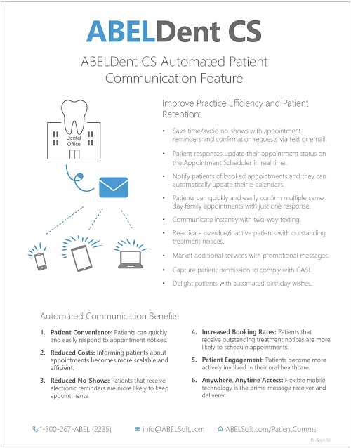 ABELDent CS Patient Communications Brochure